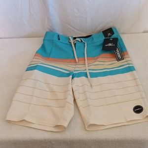 O'Neill Kids Shorts in Blue and Cream